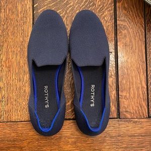 Rothy's Women's Navy The Loafer Size 9.5 worn 1x!